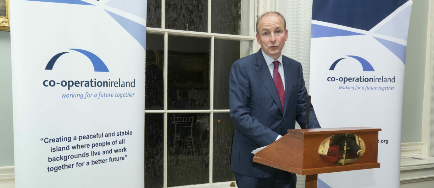 Tánaiste Micheál Martin addresses Co-operation Ireland dinner